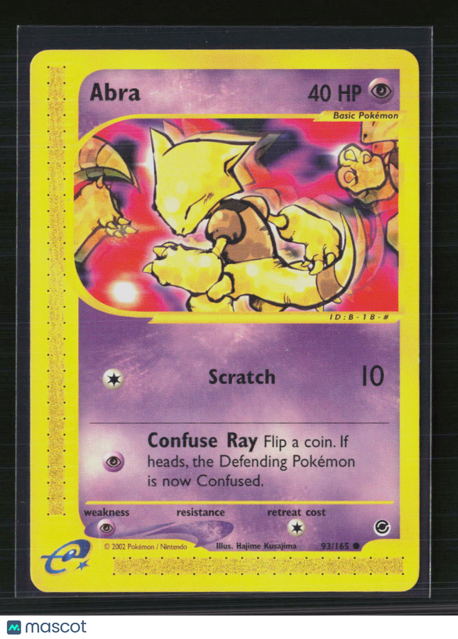 Pokemon 2002 Expedition Base Set Abra #93/165