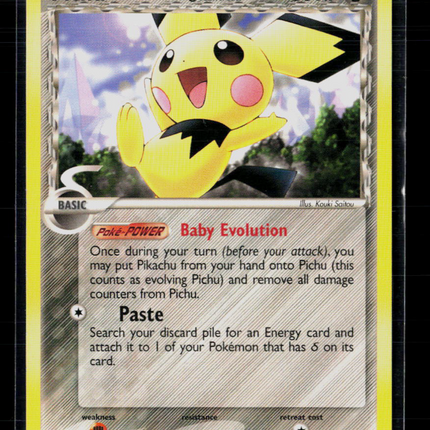 Pokemon 2006 EX Holon Phantoms Pichu #76/110
