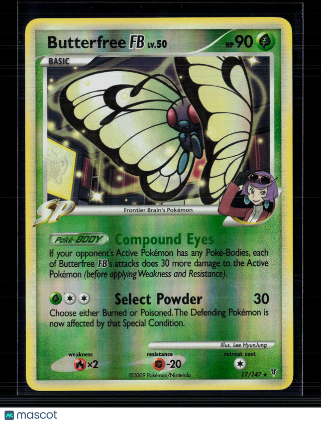 Pokemon 2009 Platinum – Supreme Victors Butterfree FB #17/147 Reverse Holo
