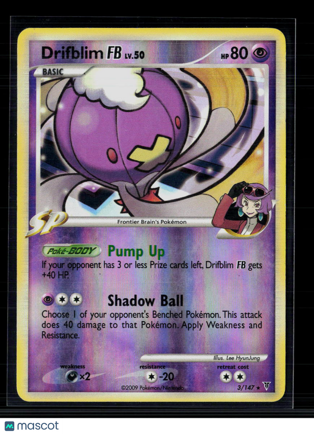 Pokemon 2009 Platinum – Supreme Victors Drifblim FB #3/147