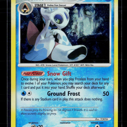 Pokemon 2009 Platinum Froslass #2/99
