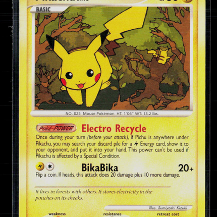 Pokemon 2010 Mysterious Treasures Pikachu #94/123
