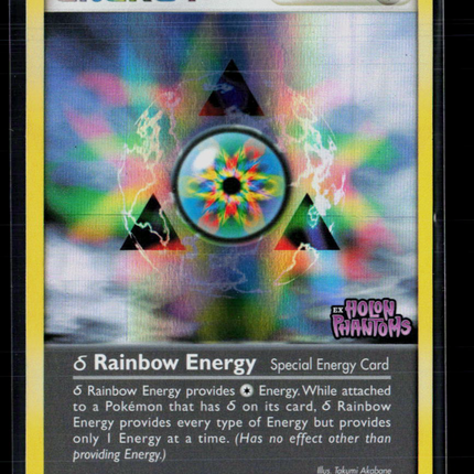 Pokemon 2008 EX Holon Phantoms Rainbow Energy #98/110 Reverse Holo