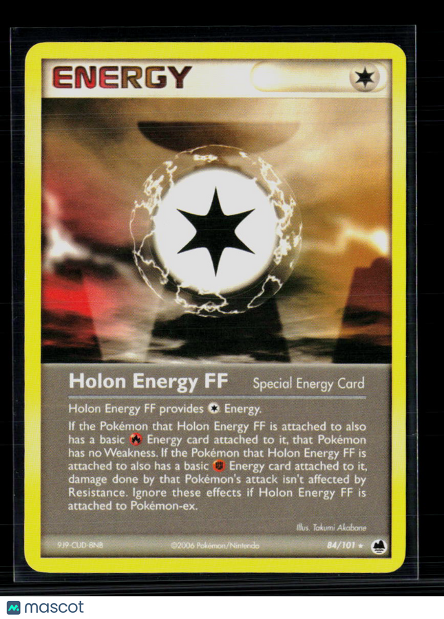 Pokemon 2008 EX Dragon Frontiers Holon Energy FF #84/101