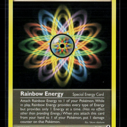 Pokemon 2006 EX Legend Maker Rainbow Energy #81/92