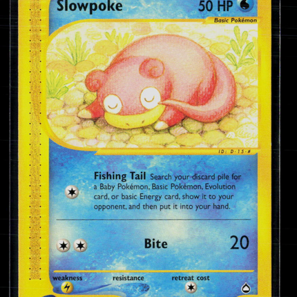 Pokemon 2002 Expedition Base Set Slowpoke #108/147
