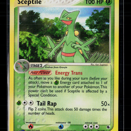 Pokemon 2003 EX Ruby & Sapphire Sceptile #20/109