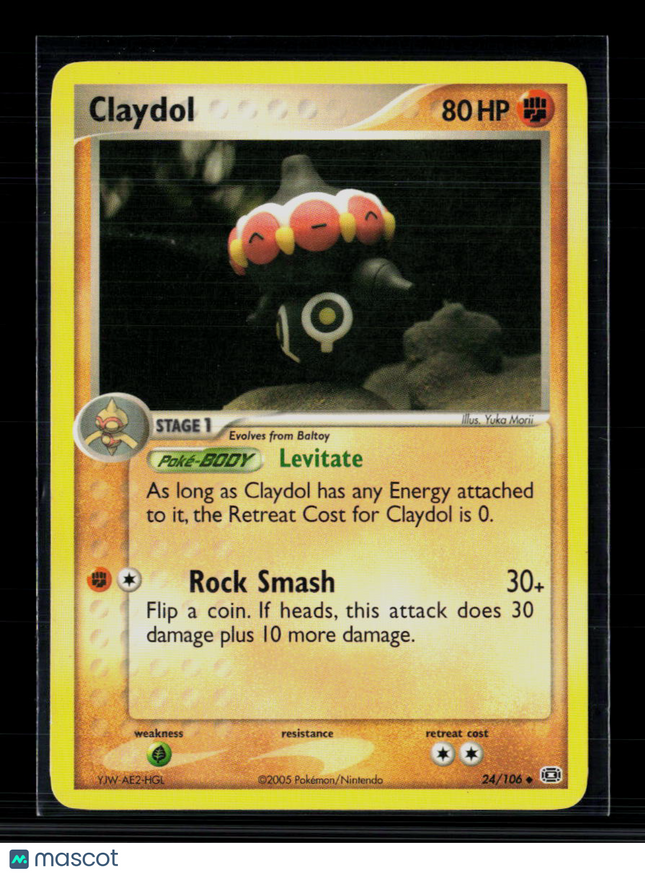 Pokemon 2005 EX Emerald Claydol #24/106
