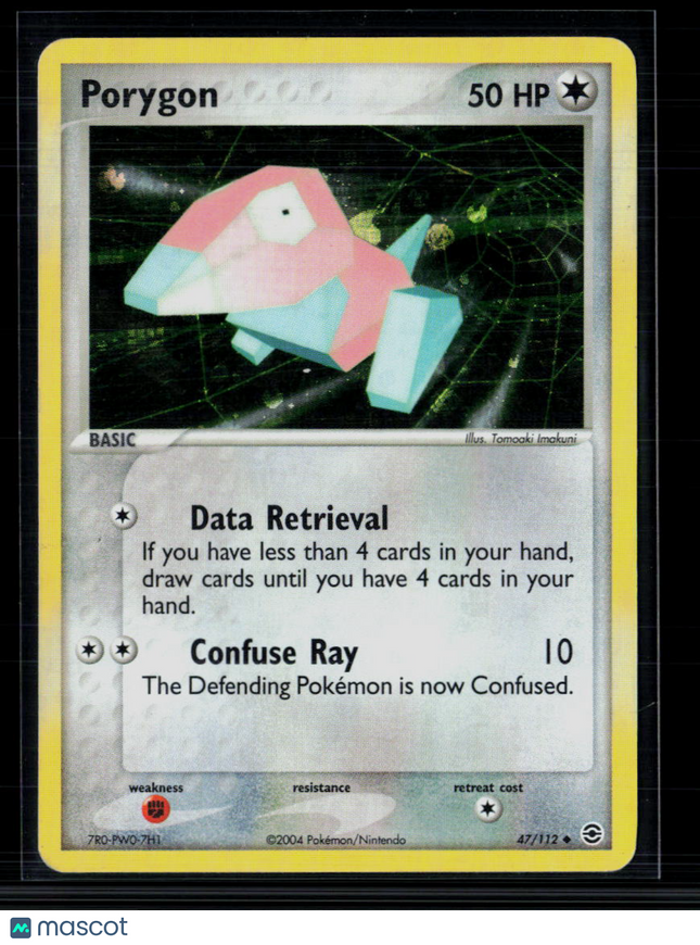 Pokemon 2004 EX FireRed & LeafGreen Porygon #47/112 Reverse Holo