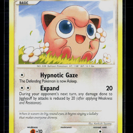 Pokemon 2008 EX Great Encounters Jigglypuff #72/106