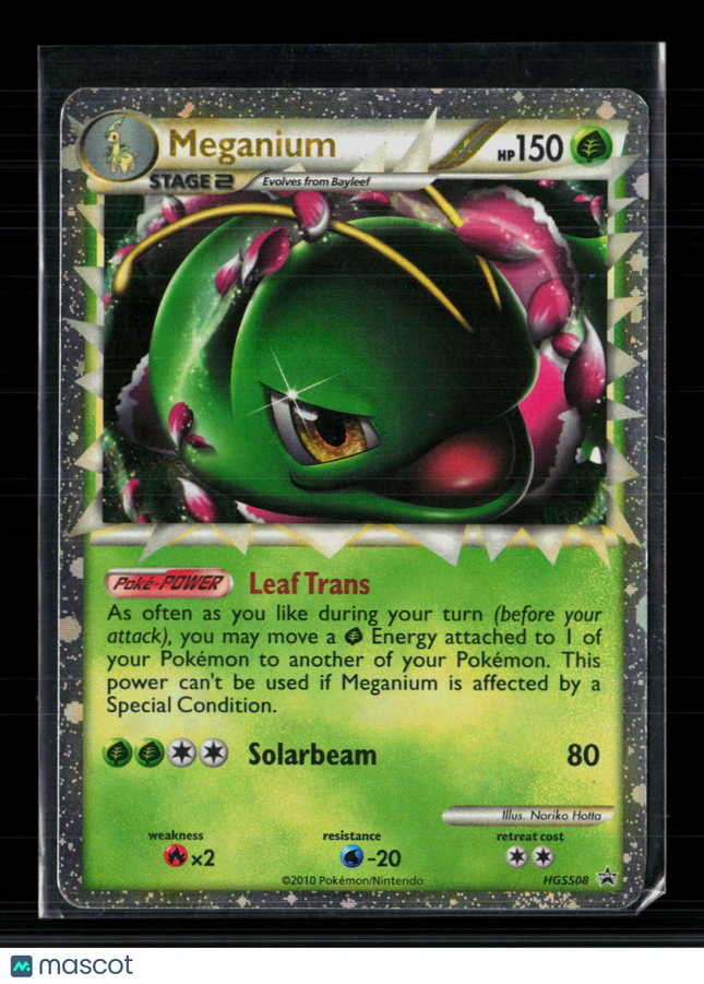 Pokemon 2010 HeartGold & SoulSilver Meganium #HGSS08