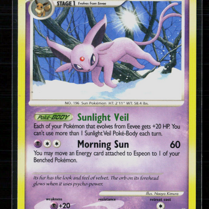 Pokemon 2008 Majestic Dawn Espeon #18/100