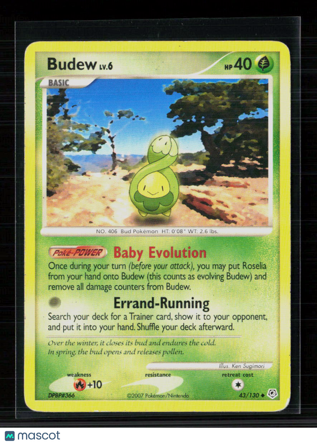 Pokemon 2007 Diamond & Pearl Budew #43/130