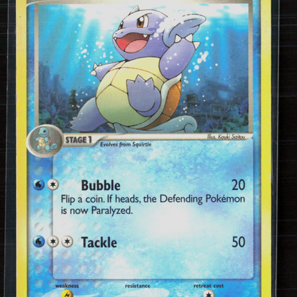 Pokemon 2008 EX Crystal Guardians Wartortle #42/100