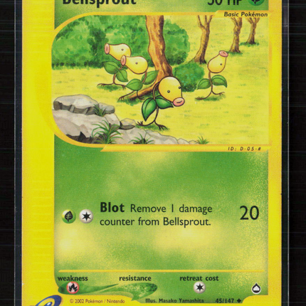 Pokemon 2002 Expedition Base Set Bellsprout #45/147