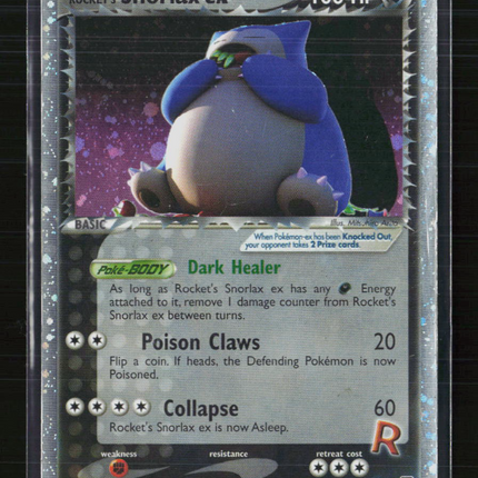 Pokemon 2004 EX Team Rocket Returns Rocket's Snorlax EX #104/109