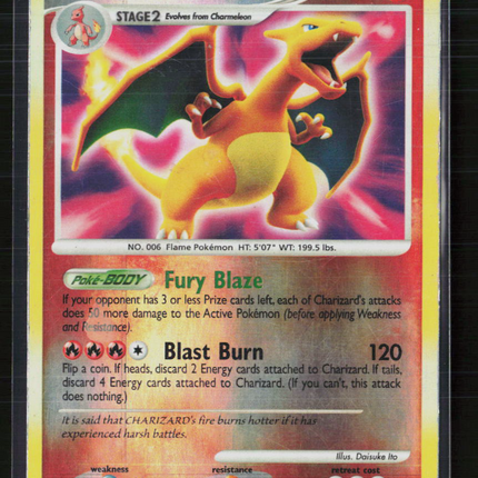 Pokemon 2007 Secret Wonders Charizard #3/132 Reverse Holo