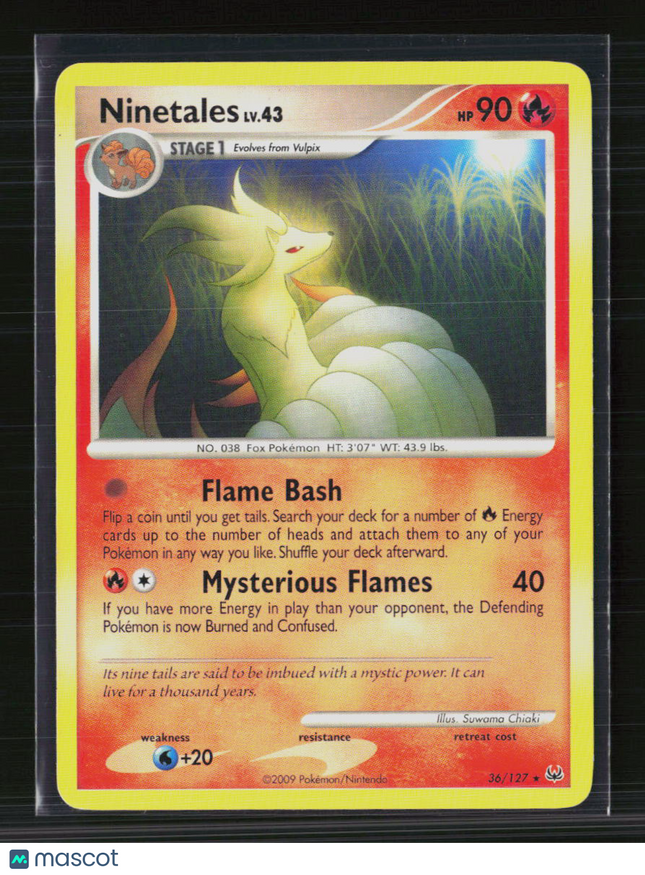 Pokemon 2009 Platinum Ninetales #36/127