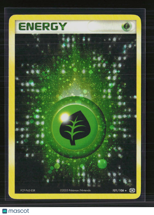 Pokemon 2005 EX Emerald Grass Energy #101/106