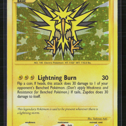 Pokemon 2009 Platinum – Supreme Victors Zapdos #150/147