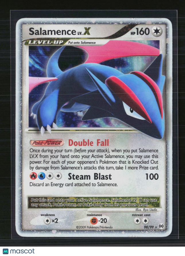 Pokemon 2009 Platinum – Arceus Salamence LV.X #98/99