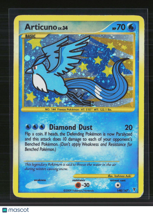 Pokemon 2009 Platinum – Supreme Victors Articuno SR #148/147