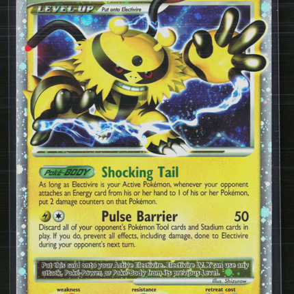 Pokemon 2007 EX Mysterious Treasures Electivire LV.X #121/123