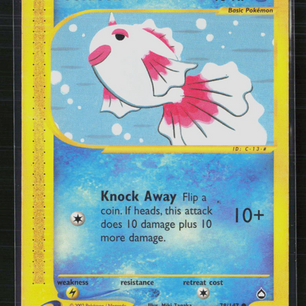 Pokemon 2002 Aquapolis Goldeen #78/147