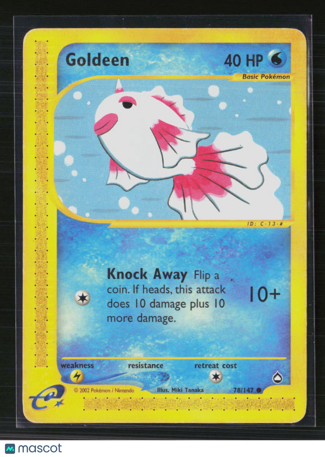 Pokemon 2002 Aquapolis Goldeen #78/147