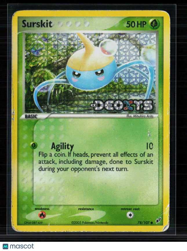 Pokemon 2005 EX Deoxys Surskit #78/107