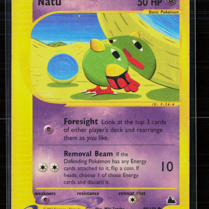 Pokemon 2003 Skyridge Natu #80/144