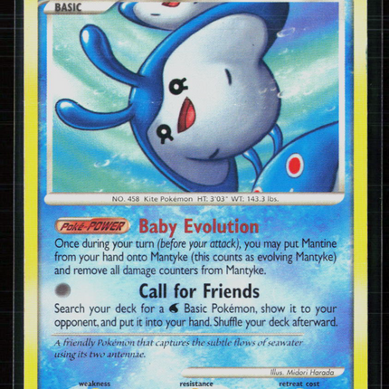 Pokemon 2007 Diamond & Pearl Mantyke #55/130