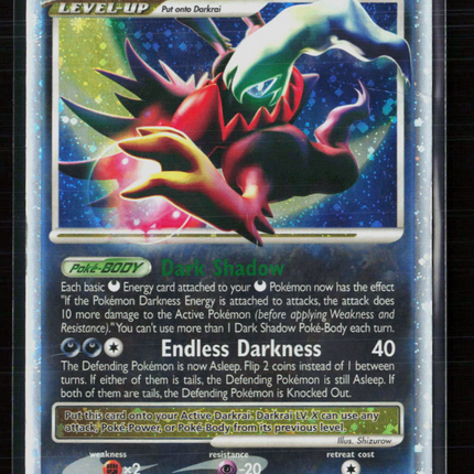 Pokemon 2008 Diamond & Pearl Darkrai LV.X #DP19