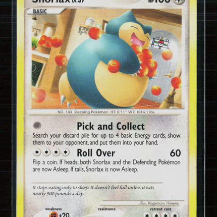 Pokemon 2009 Rising Rivals Snorlax #33/111