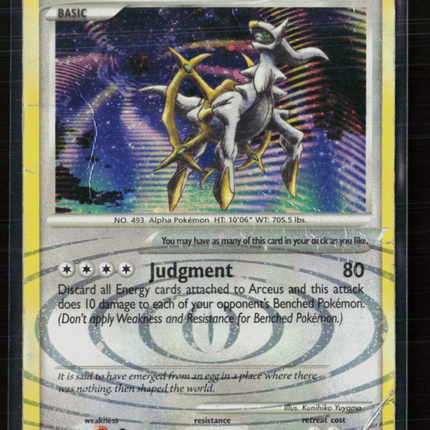 Pokemon 2009 Platinum – Arceus Arceus #AR10 DMG