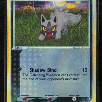 Pokemon 2003 EX Ruby & Sapphire Poochyena #65/109 DMG