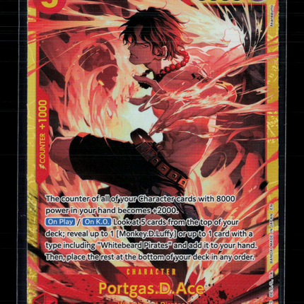 One Piece Portgas.D.Ace (118) The Time of Battle SEC • OP16-118 Foil