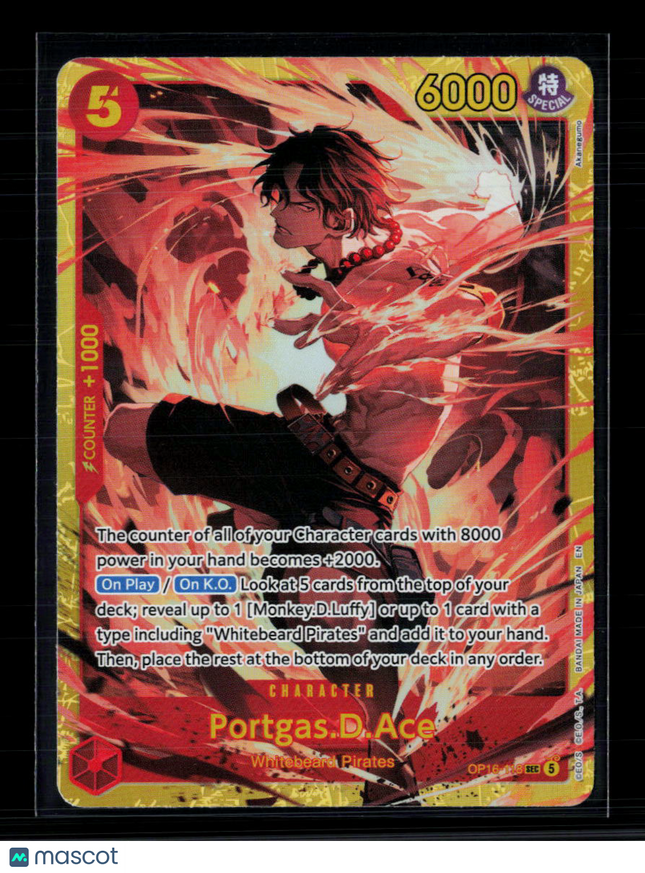 One Piece Portgas.D.Ace (118) The Time of Battle SEC • OP16-118 Foil