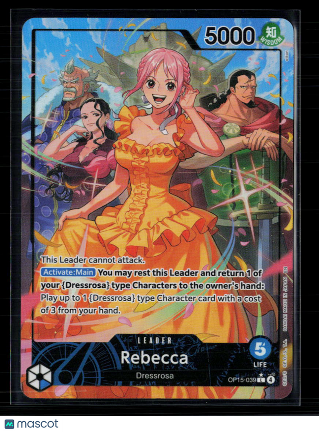One Piece Rebecca (Alternate Art) Adventure on Kami's Island L • OP15-039 Foil