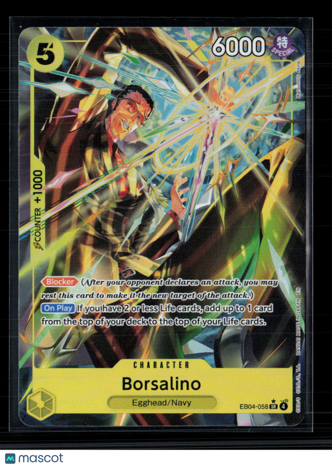 One Piece Borsalino (Alt Art) Adventure on Kami's Island SR • EB04-058 Foil