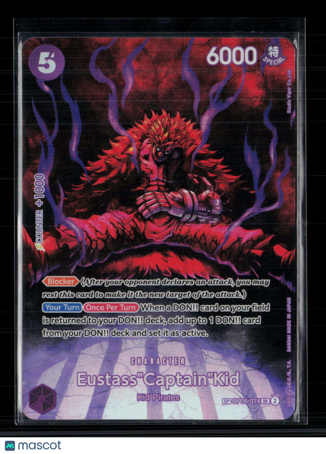 One Piece Eustass"Captain"Kid (SP) 500 Years in the Future SR • OP05-074 Foil