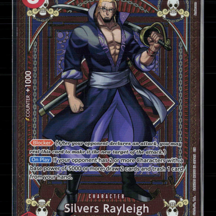 One Piece Silvers Rayleigh (SP) A Fist of Divine Speed R • OP09-005 Foil