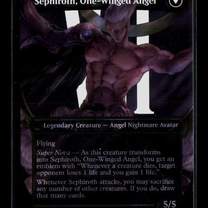 MTG Sephiroth, Fabled SOLDIER (Borderless) (Surge Foil) (0527) FINAL FANTASY