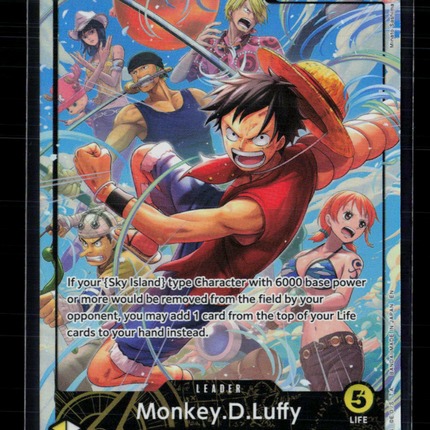 One Piece Monkey.D.Luffy (Alt Art) Adventure on Kami's Island L • OP15-098