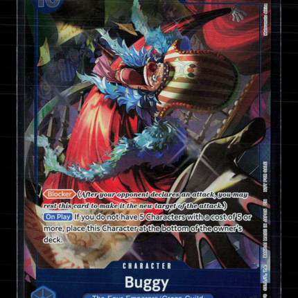 One Piece Buggy (Event Pack Vol. 8) One Piece Promotion Cards PR • P-098 Foil