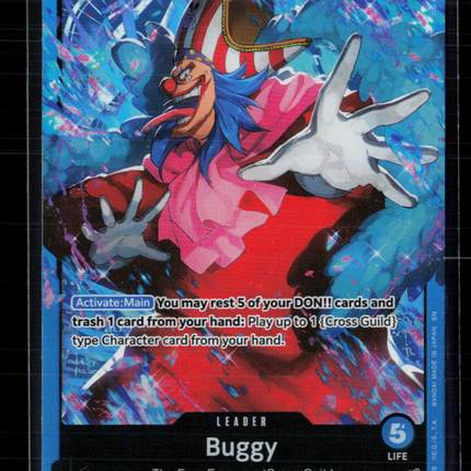 One Piece Buggy Starter Deck 25: BLUE Buggy L • OP09-042 Foil