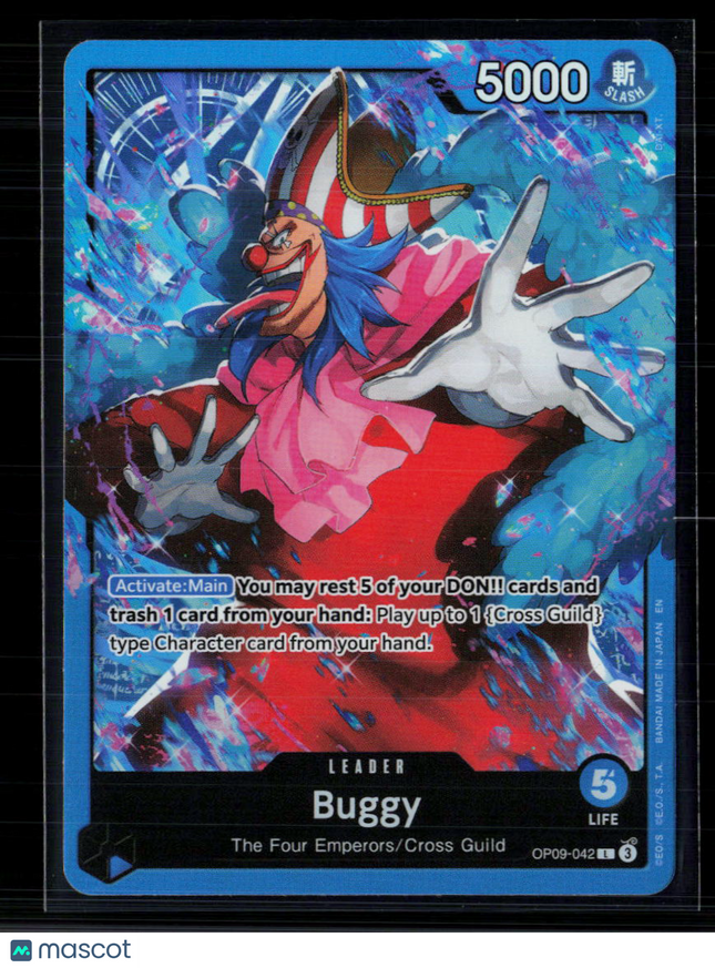 One Piece Buggy Starter Deck 25: BLUE Buggy L • OP09-042 Foil