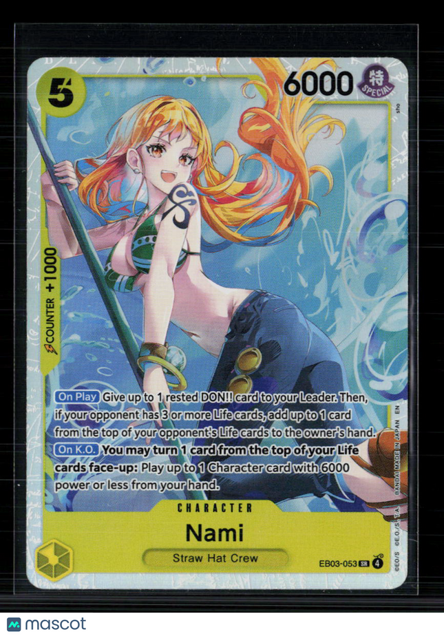 One Piece Nami (053) Extra Booster: One Piece Heroine's Edition SR EB03-053 Foil