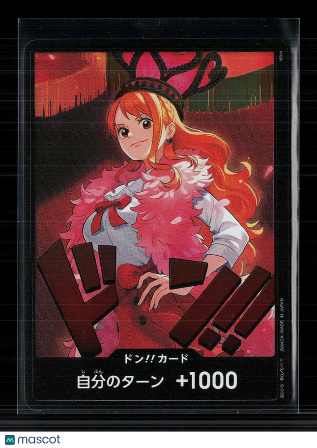 One Piece DON!! Card (Nami) Extra Booster: One Piece Heroine's Edition Foil