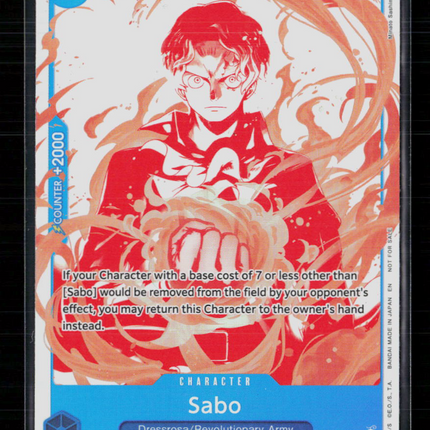One Piece Sabo (3rd Anniversary Treasure Campaign Pack) Promo R • OP10-049 Foil